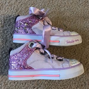 Sketchers Hightop Twinkle Toes Lights Work